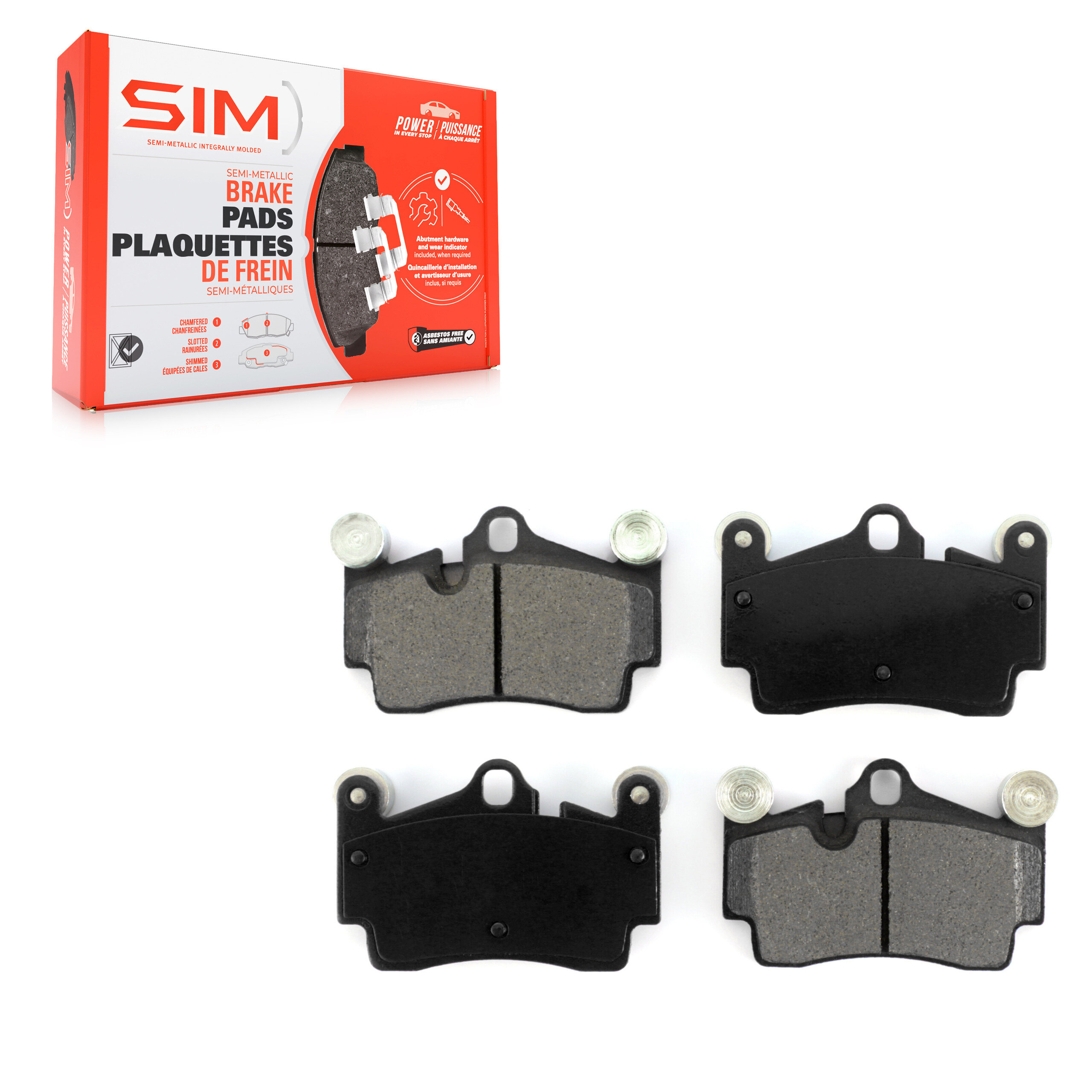 Semi-Metallic Brake Pads