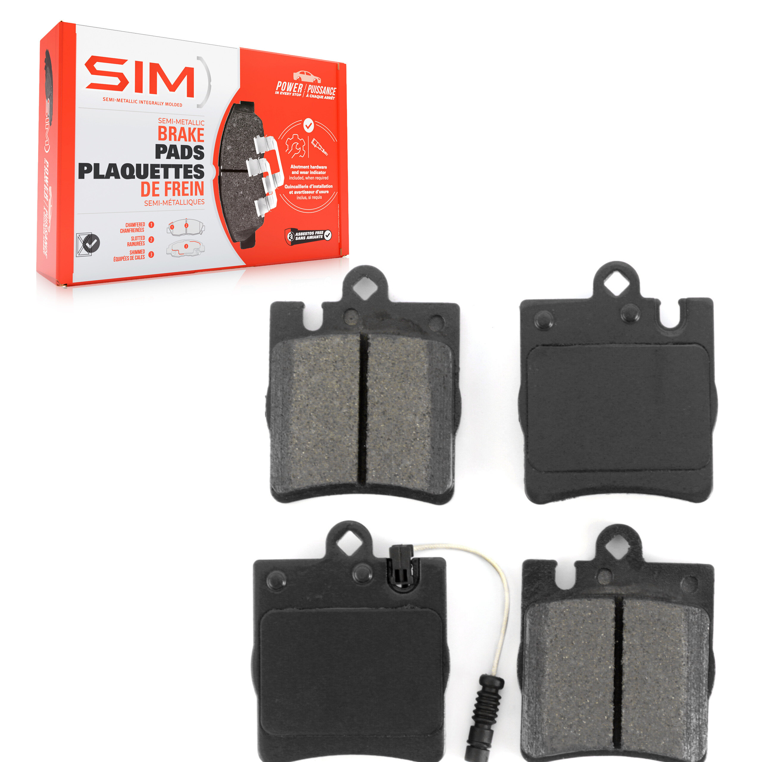 Semi-Metallic Brake Pads