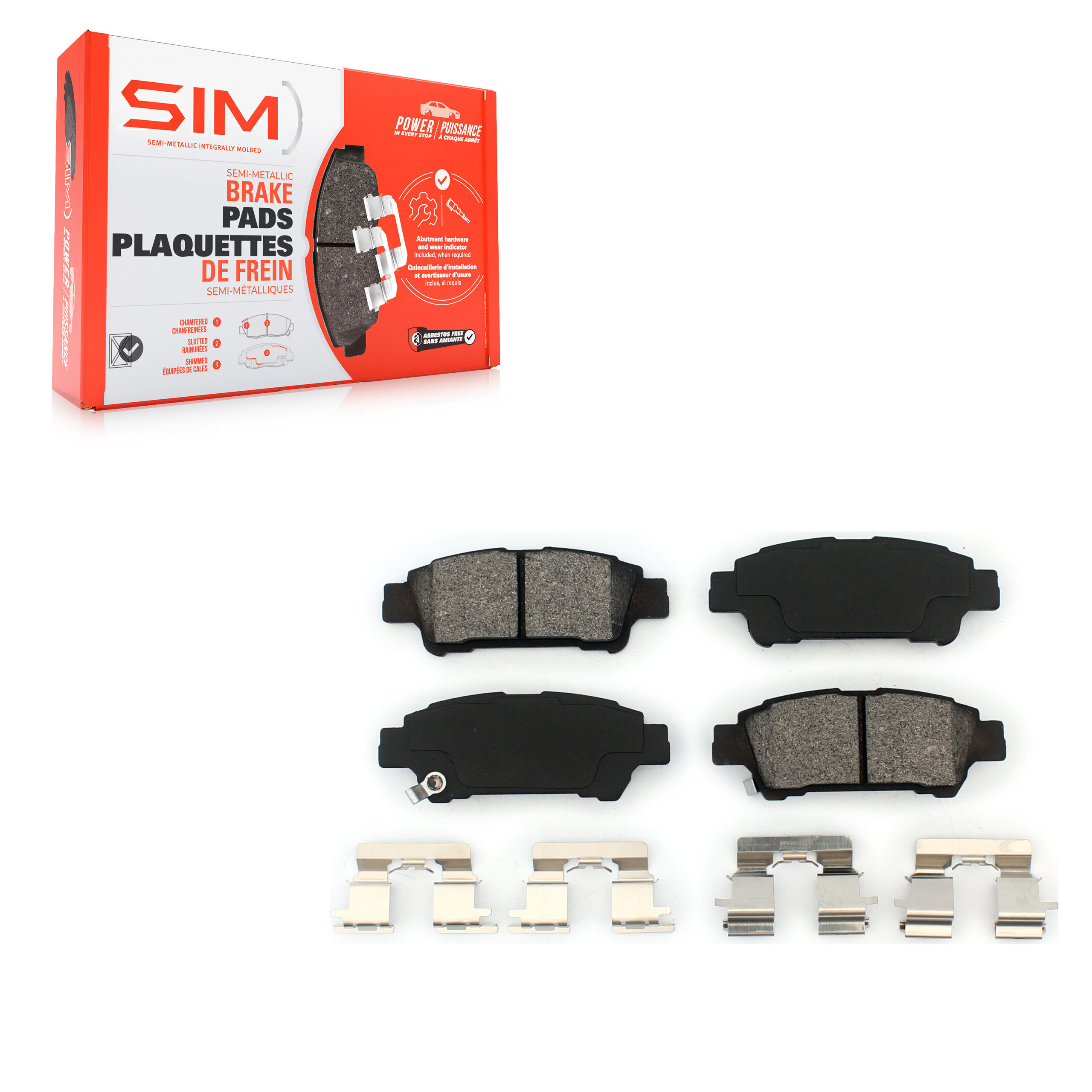 Semi-Metallic Brake Pads