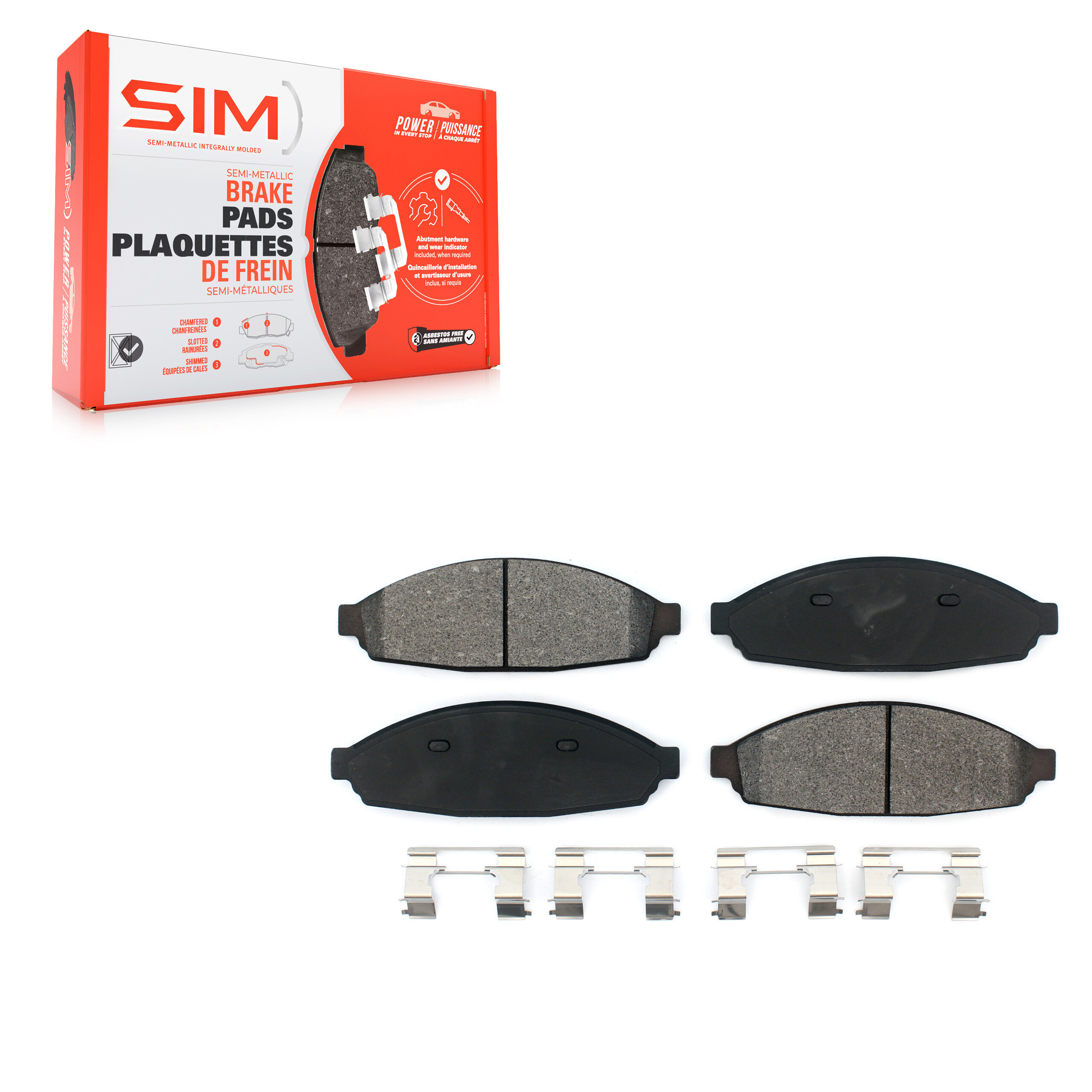 Semi-Metallic Brake Pads