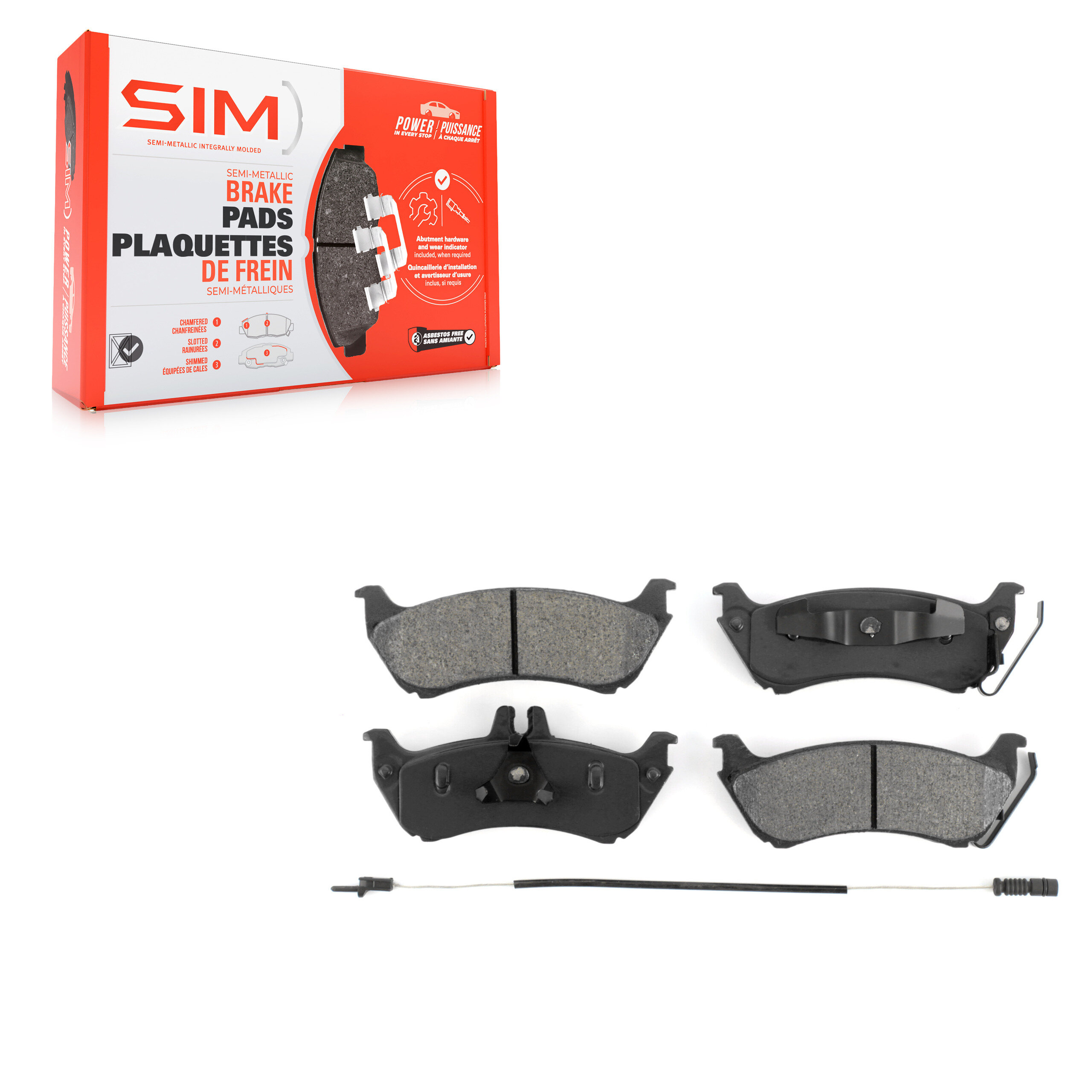 Semi-Metallic Brake Pads