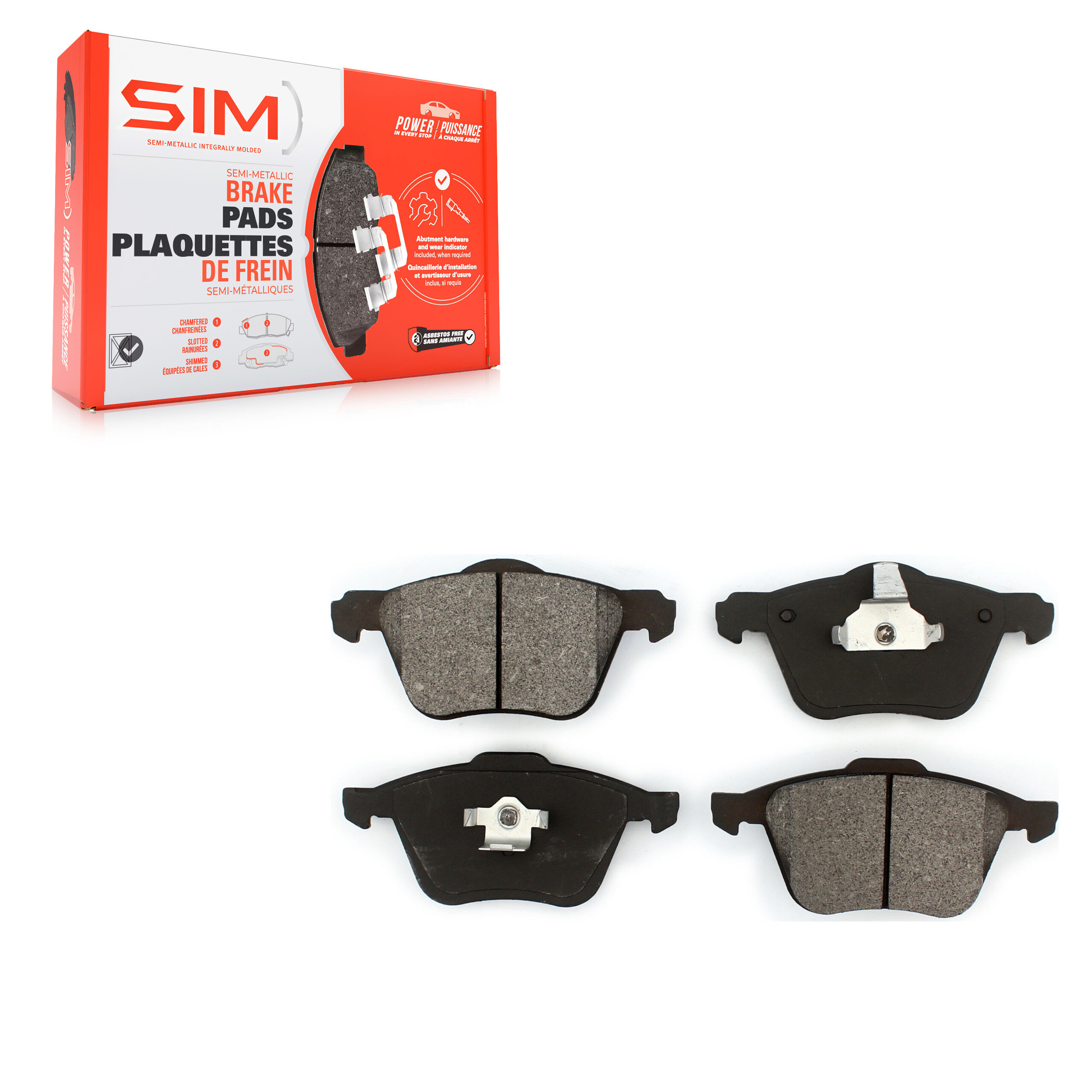 Semi-Metallic Brake Pads