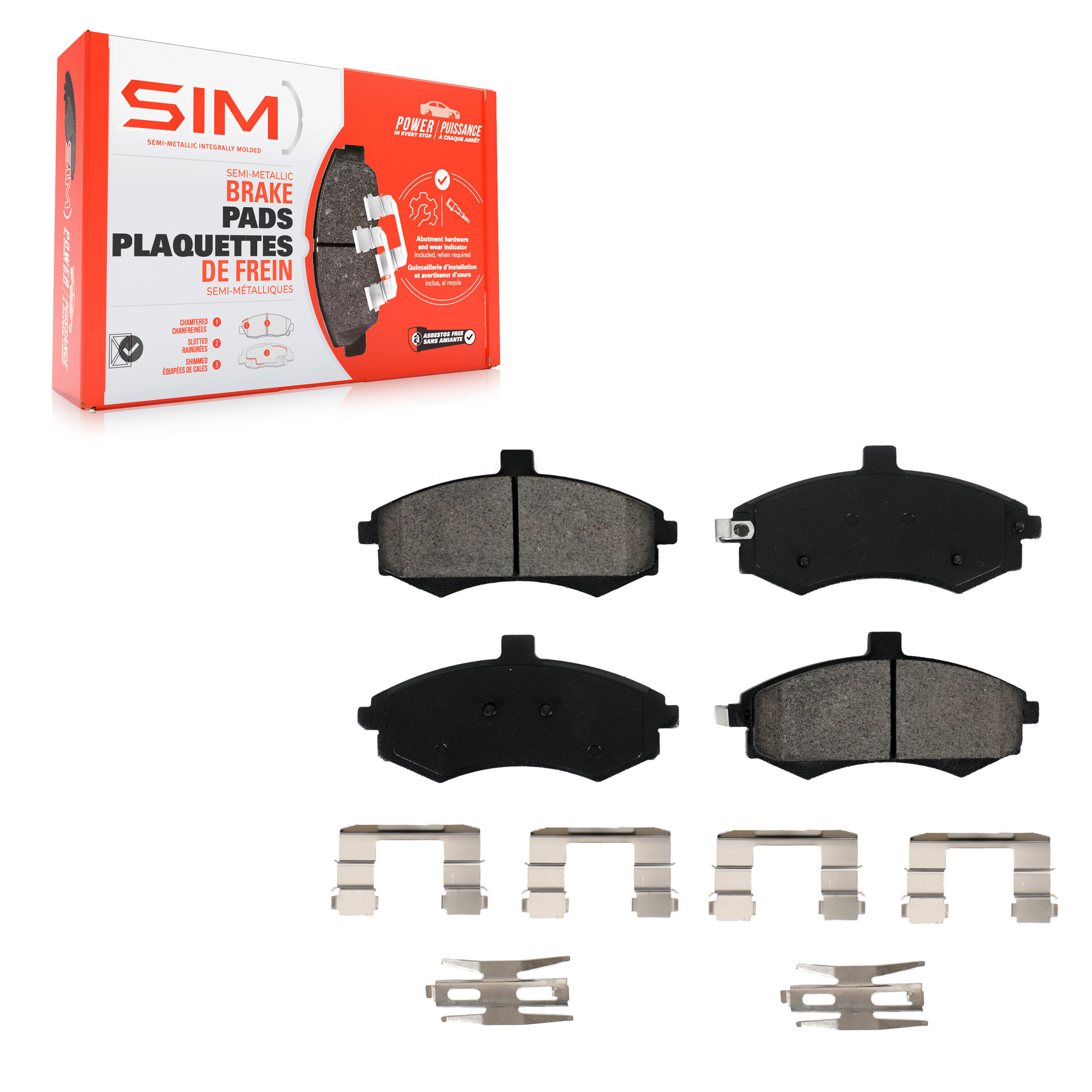 Semi-Metallic Brake Pads