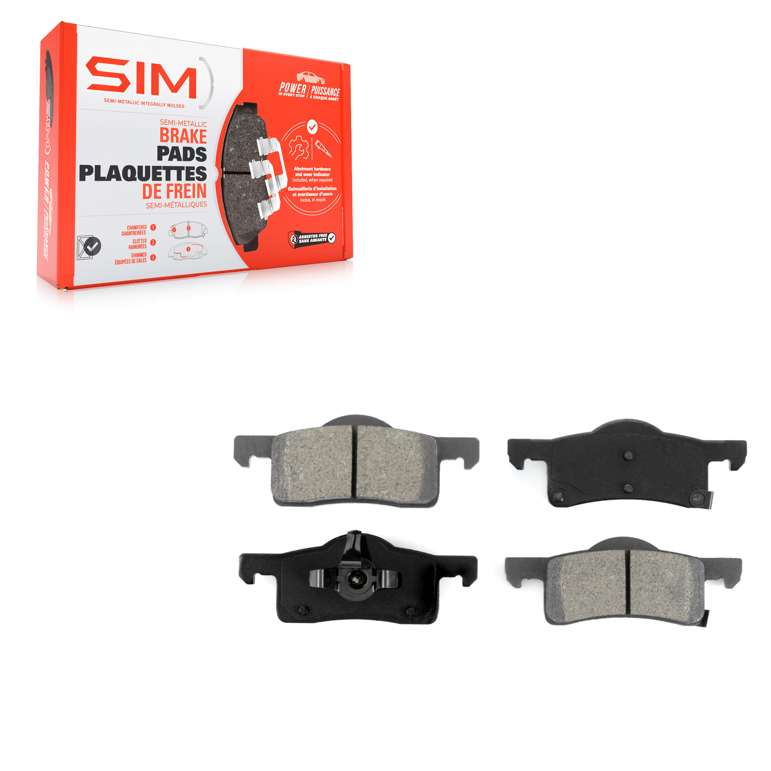 Semi-Metallic Brake Pads