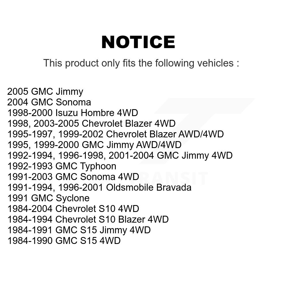TOR - TOR-CK620172 - Suspension Control Arm Ball Joint Assembly