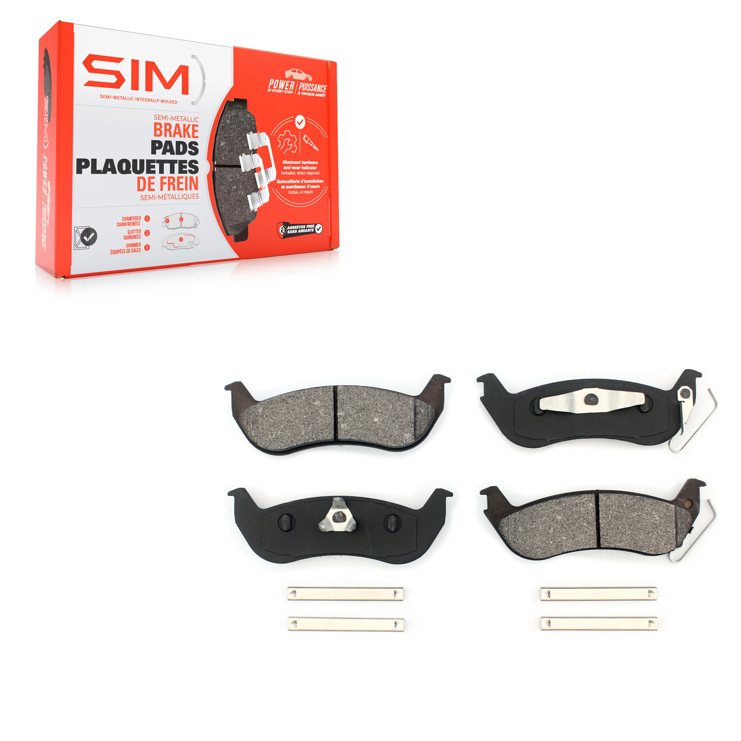 Semi-Metallic Brake Pads