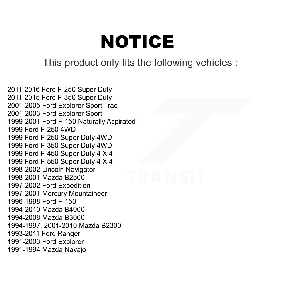 TOR - TOR-K80085 - Suspension Stabilizer Bar Link Repair Kit