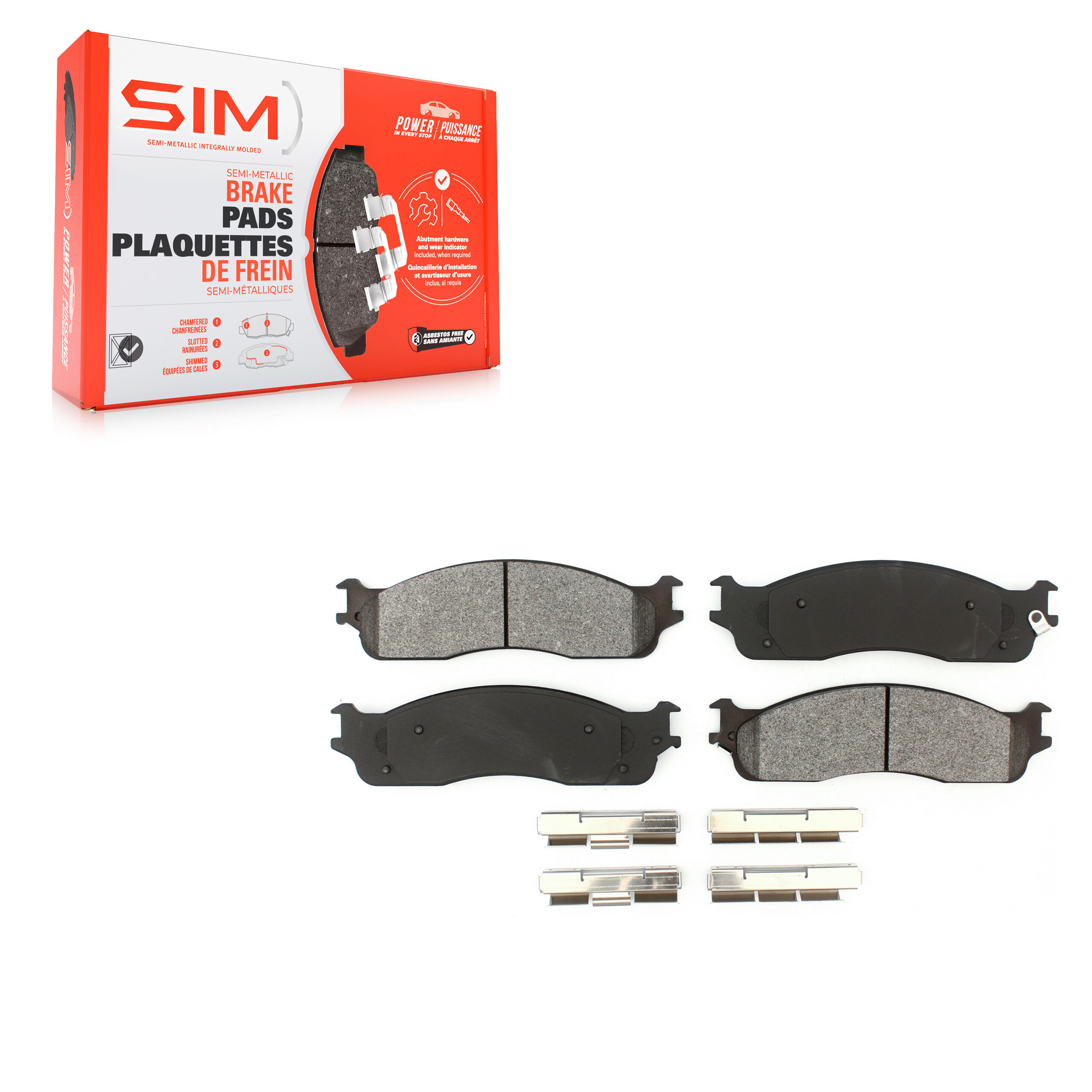 Semi-Metallic Brake Pads
