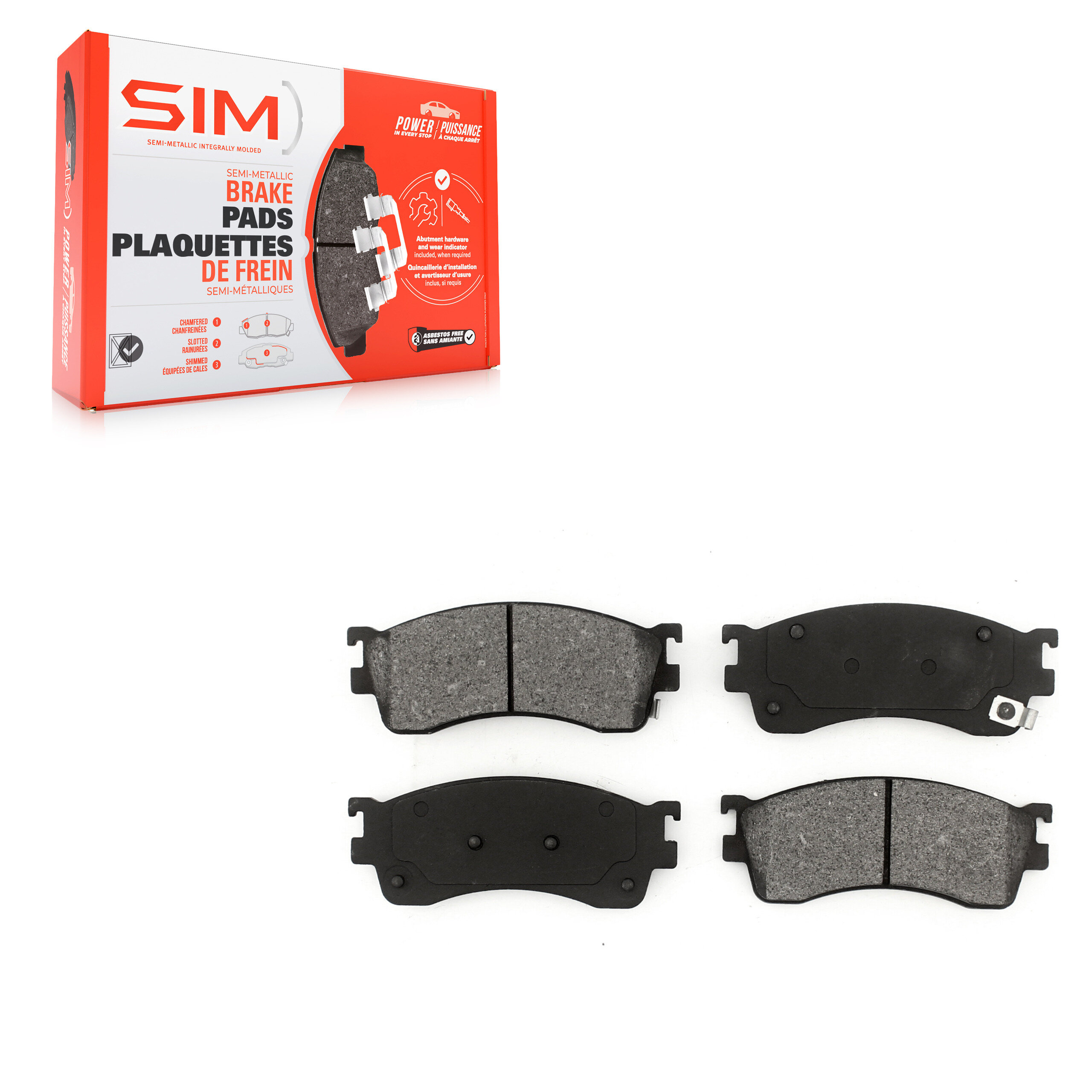 Semi-Metallic Brake Pads