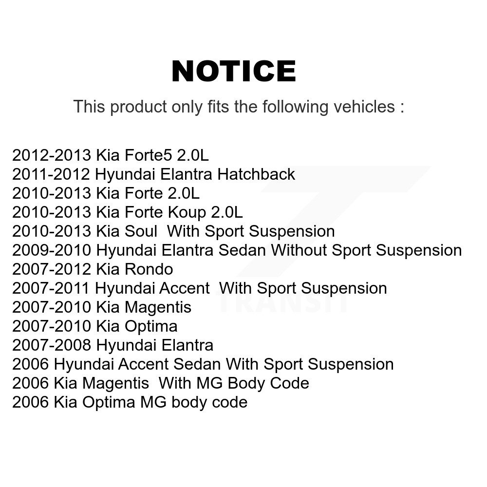 TOR - TOR-K200904 - Suspension Stabilizer Bar Bushing Kit