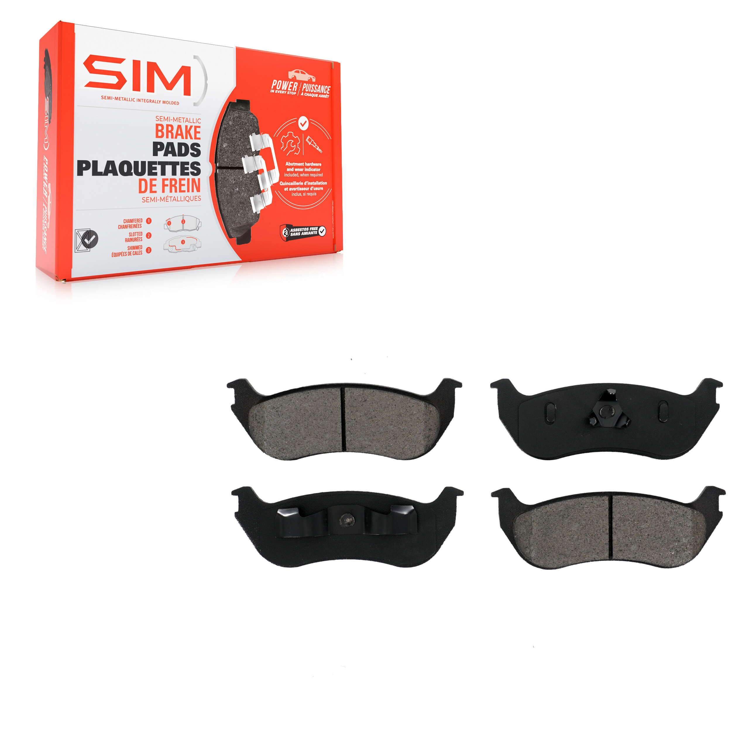 Semi-Metallic Brake Pads