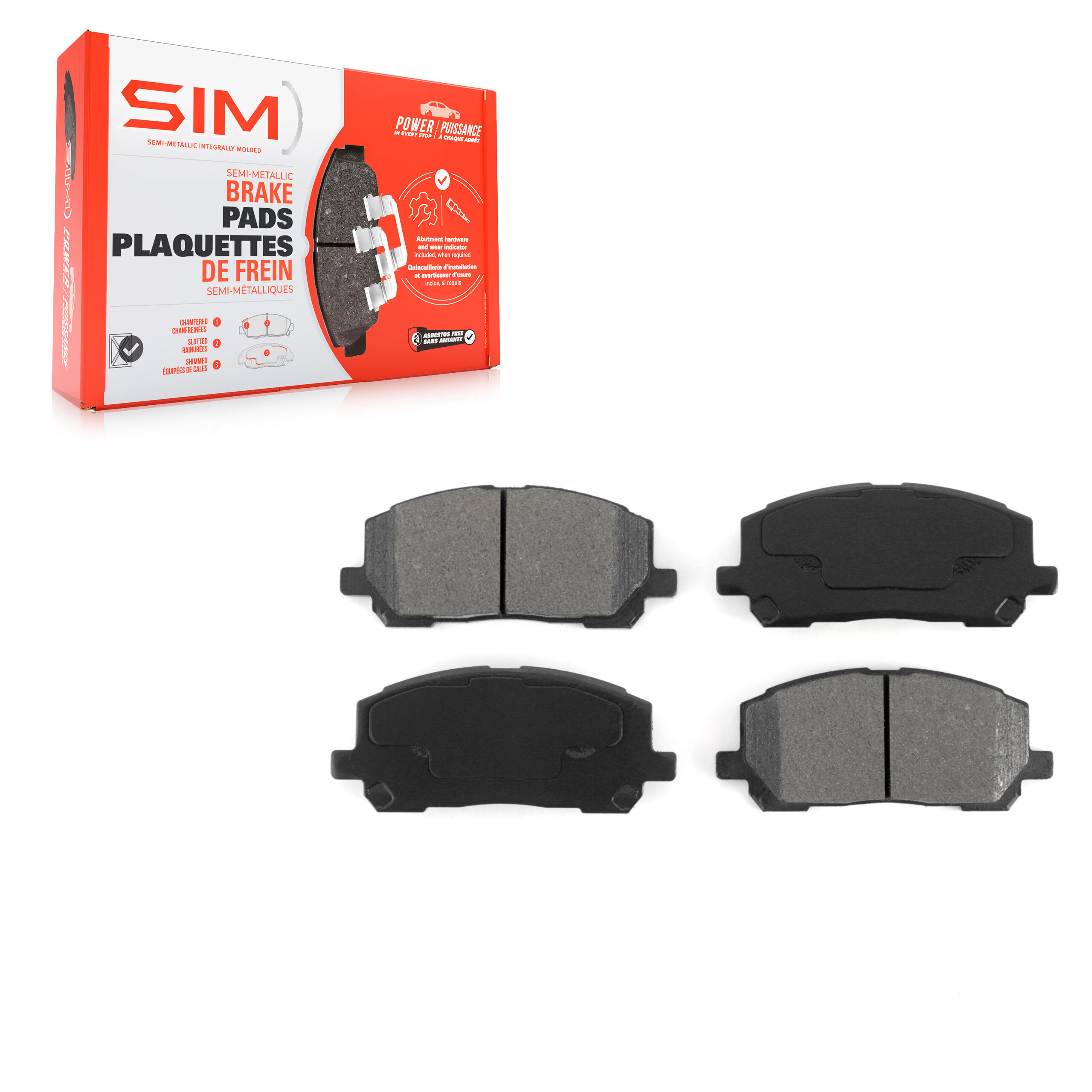 Semi-Metallic Brake Pads