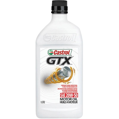 CASTROL Conventional Engine Oil GTX 20W50 , 1L (Pack of 12) - 0001442