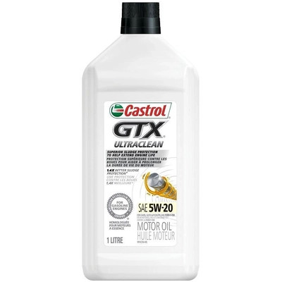 CASTROL - 0001542 - Conventional Engine Oil GTX Ultraclean 5W20 , 1L (Pack of 12)