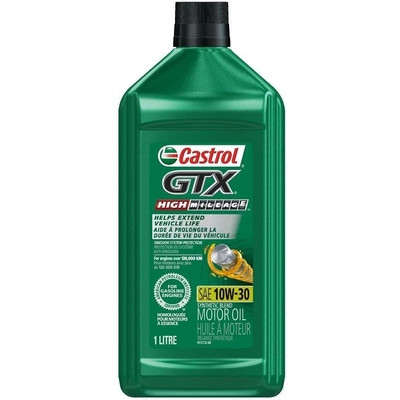 CASTROL Conventional Engine Oil GTX High Mileage 10W30 , 1L - 0001738