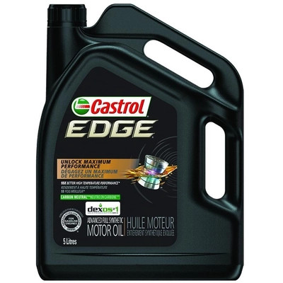 CASTROL - 020333A - Synthetic Engine Oil Edge High Mileage 5W30 , 5L