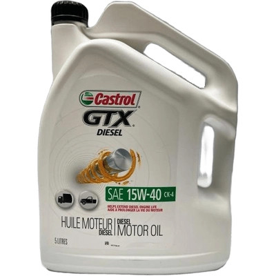 Castrol - 04076-3A - CASTROL - 04076-3A - Engine Oil GTX Diesel 15W40 , 5L