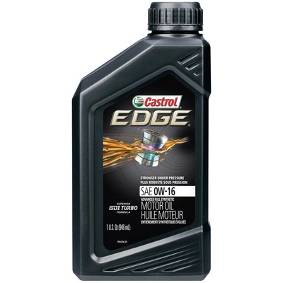 CASTROL - 0200866 - Synthetic Engine Oil Edge FTT 0W16 , 946ML (Pack of 6)