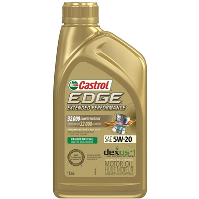 Castrol - 02065-66 - CASTROL - 0206566 - Synthetic Engine Oil Edge Extended Performance 5W20 , 1L