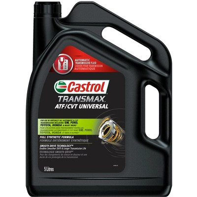 CASTROL - 006793A - Synthetic Automatic Transmission Fluid Transmax ATF/CVT Universal, 5L (Pack of 3)