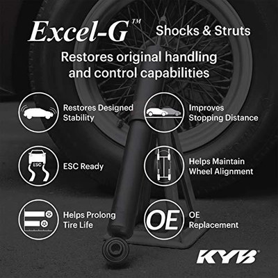 KYB - 344612 - KYB - 344612 - Rear Gas Charged Strut