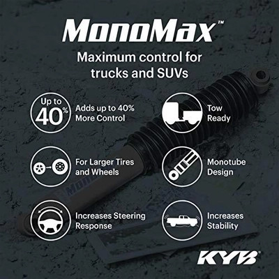 KYB - 565010 - Rear Monomax High Performance Mono-Tube GS by KYB - 565010
