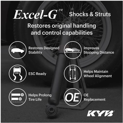 KYB - 3340131 - KYB - 3340131 - Front Gas Charged Strut