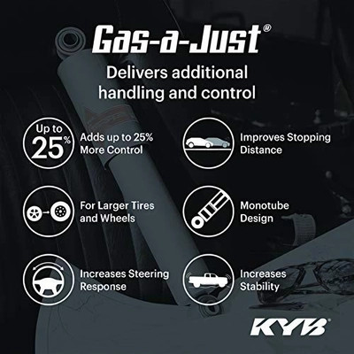 KYB - KG5429 - Rear Mono-Tube Gas Pressurized by KYB - KG5429