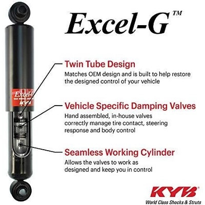 KYB - 331043 - Front Gas Charged Strut by KYB - 331043