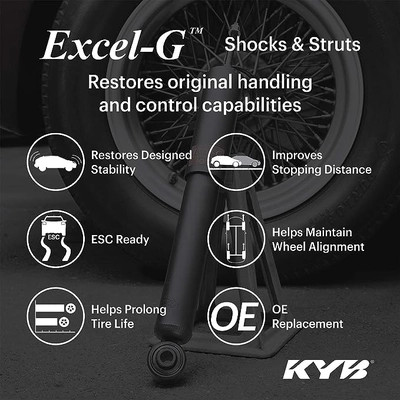 KYB - 344015 - KYB - 344015 - Rear Gas Shock Absorber