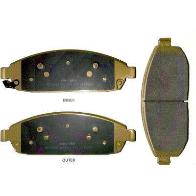 Front Ceramic Pads by EUROROTOR - ID1080H