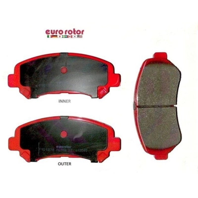 EUROROTOR - ID1374H - Front Ceramic Pads by EUROROTOR - ID1374H