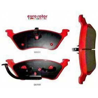 Rear Semi Metallic Pads by EUROROTOR - F1D858