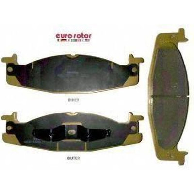 EUROROTOR - F1D632H - Front Semi Metallic Pads by EUROROTOR - F1D632H