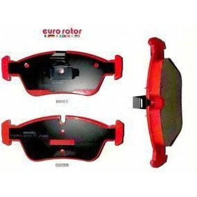 Front Semi Metallic Pads by EUROROTOR - F1D781A-H