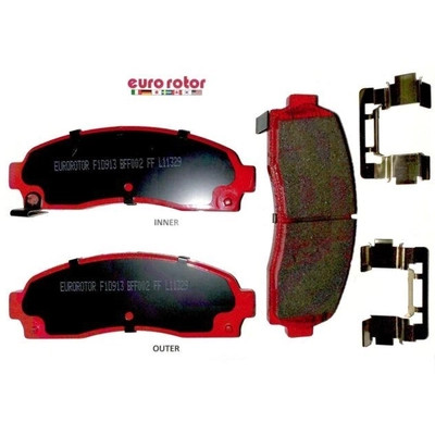 EUROROTOR - F1D913H - Front Semi Metallic Pads by EUROROTOR - F1D913H