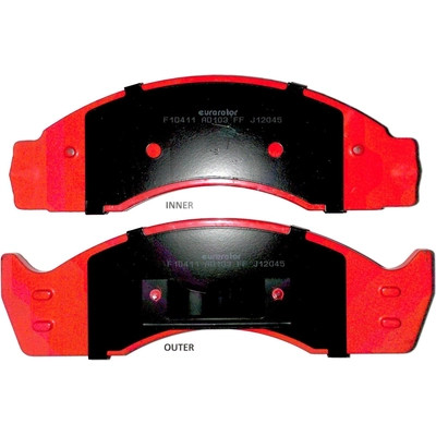 Front Semi Metallic Pads by EUROROTOR - F1D411H