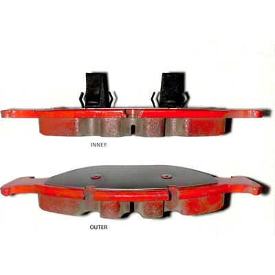 Front Semi Metallic Pads by EUROROTOR - F1D920