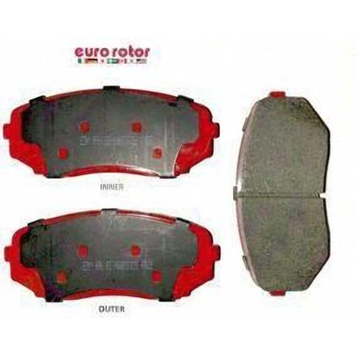 EUROROTOR - F1D1258H - EUROROTOR - F1D1258H - Front Semi Metallic Pads