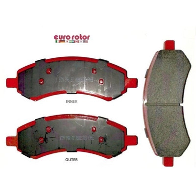 EUROROTOR - XD1084H - Front Semi Metallic Pads by EUROROTOR - XD1084H