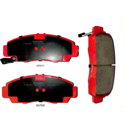 Front Semi Metallic Pads by EUROROTOR - F1D787H