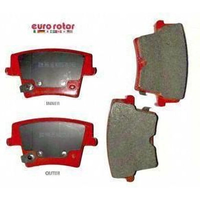 EUROROTOR - F1D1057A - Rear Semi Metallic Pads by EUROROTOR - F1D1057A