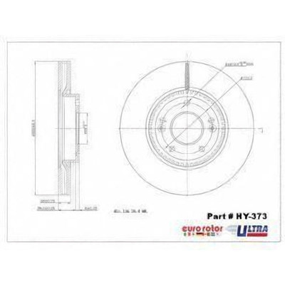 EUROROTOR - HY373 - Front Premium Rotor