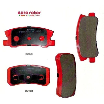 EUROROTOR - F1D868H - EUROROTOR - F1D868H - Rear Semi Metallic Pads