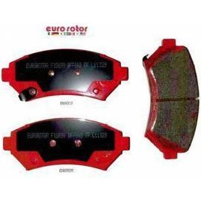 Front Semi Metallic Pads by EUROROTOR - XD699