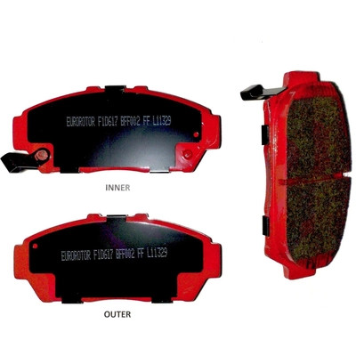 Front Ceramic Pads by EUROROTOR - ID617