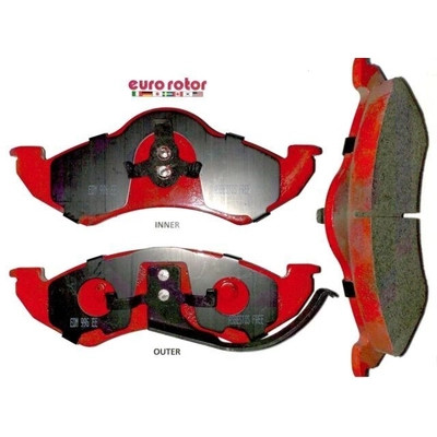 EUROROTOR - F1D746 - Front Semi Metallic Pads by EUROROTOR - F1D746