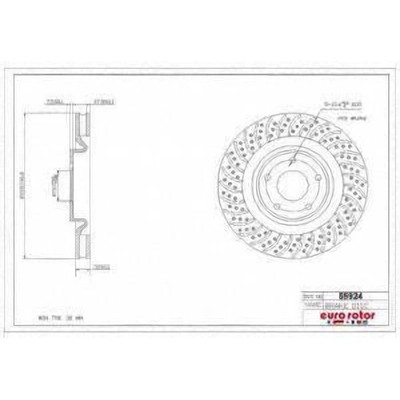 EUROROTOR - 55924 - Front Disc Brake Rotor by EUROROTOR - 55924