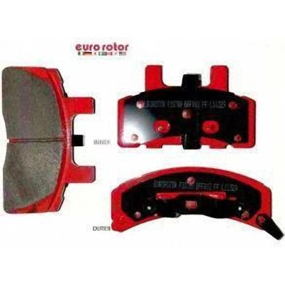 Front Semi Metallic Pads by EUROROTOR - F1D789