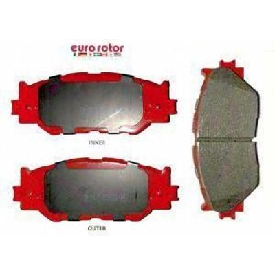EUROROTOR - F1D1178 - Front Semi Metallic Pads by EUROROTOR - F1D1178